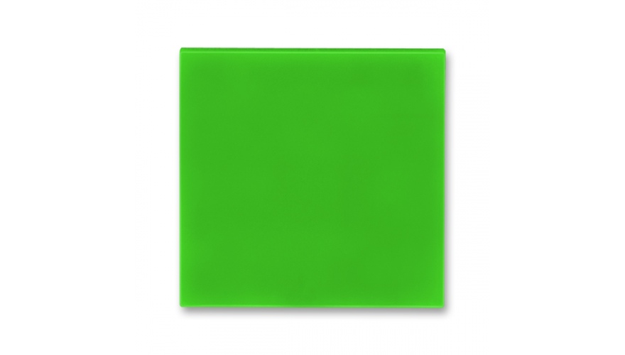 Сменная панель ABB Levit на клавишу для выключателя одноклавишного зелёный0