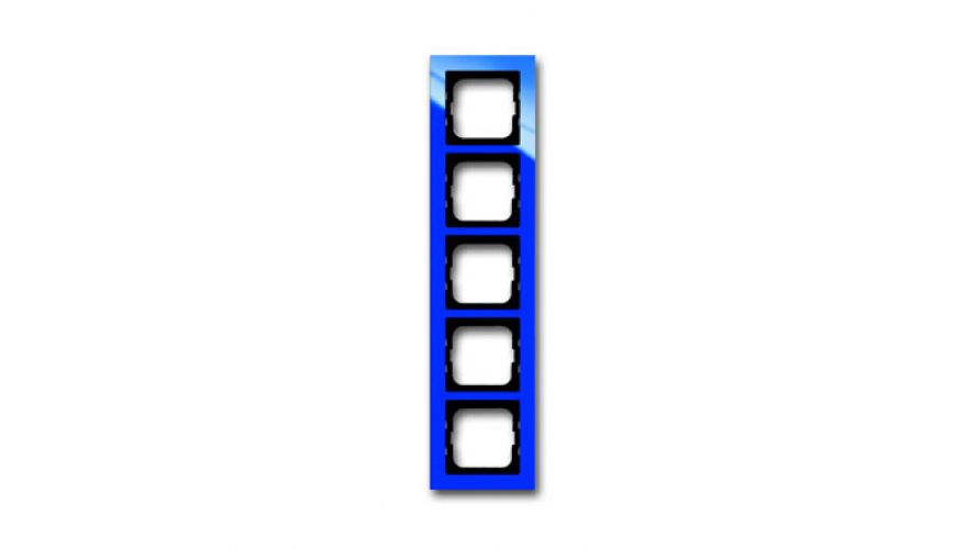 Рамка 5-постовая, серия axcent, цвет синий0
