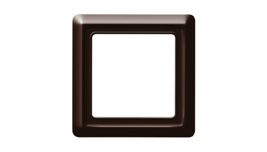 Рамка 1-постовая, серия Allwetter 44, цвет коричневый0
