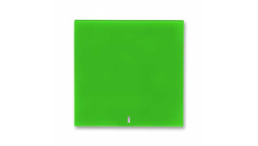Сменная панель ABB Levit с линзой на клавишу для выключателя одноклавишного зелёный0