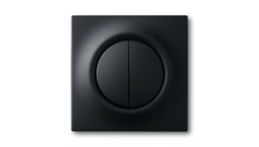 Клавиша для механизма 2-клавишных выключателей/переключателей/кнопок, серия impuls, цвет чёрный бархат0