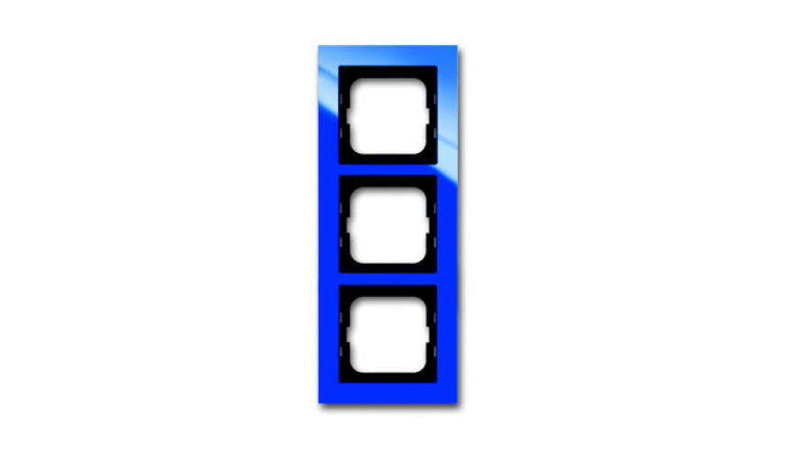 Рамка 3-постовая, серия axcent, цвет синий0