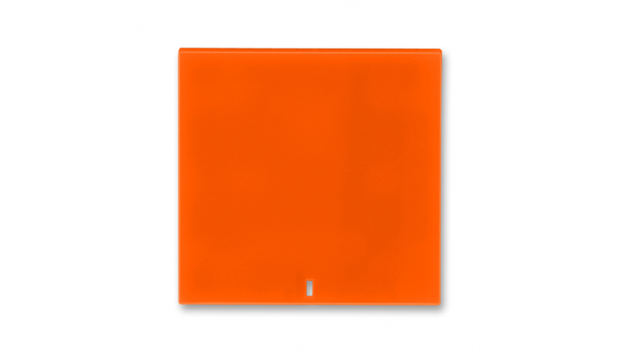 Сменная панель ABB Levit с линзой на клавишу для выключателя одноклавишного оранжевый0