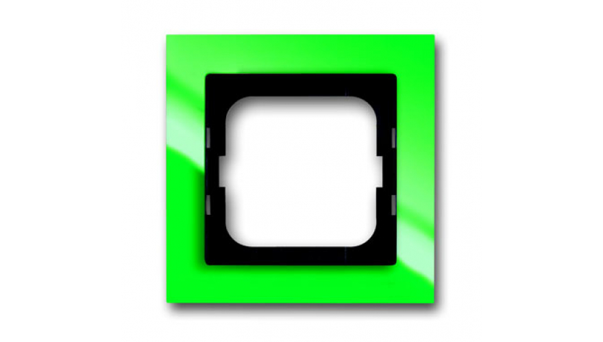 Рамка 1-постовая, серия axcent, цвет зелёный0