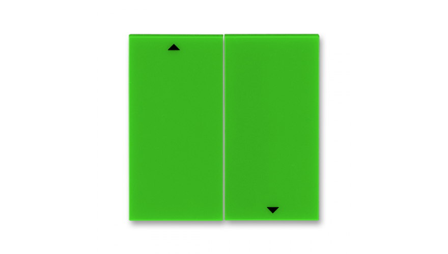 Сменная панель ABB Levit на клавишу для выключателя жалюзи зелёный0